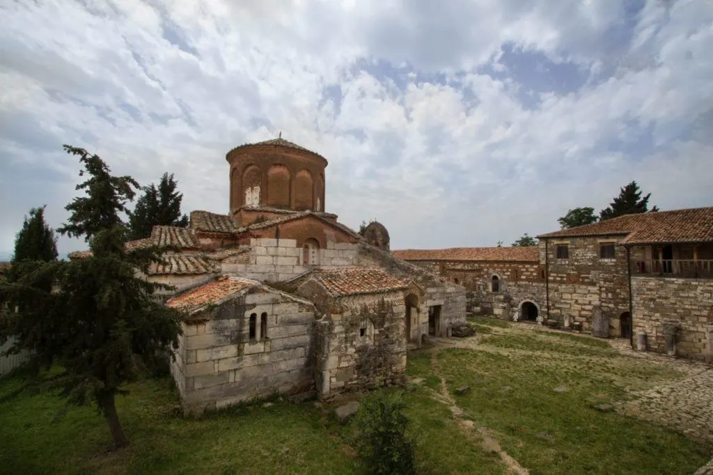 The monastery of St. Mary at Apollonia Archaeological Park has been converted into a museum housing the finds uncovered in the excavations.