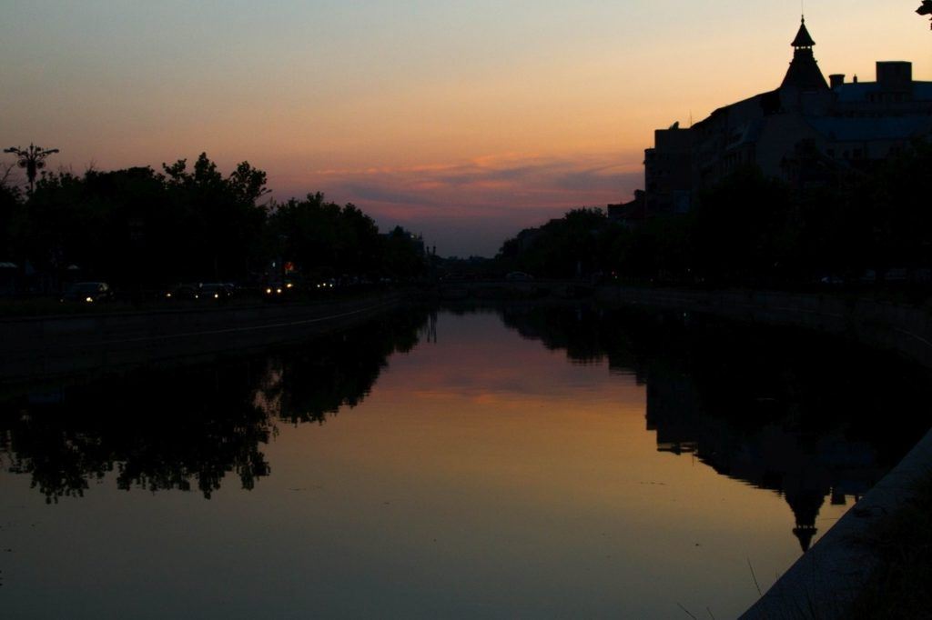 Bucharest in the evening.