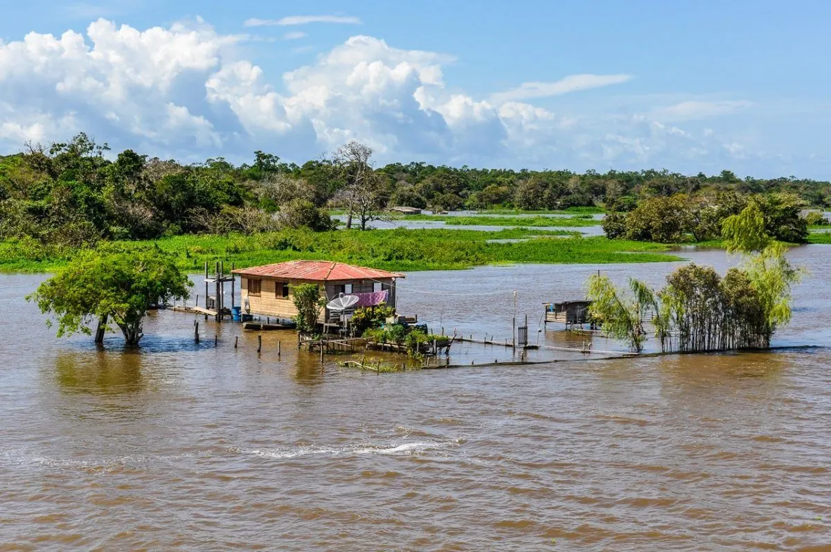 House on the Amazon River.