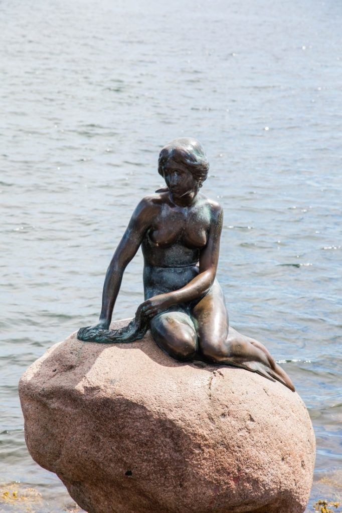 The Little Mermaid statue is a can't miss in Copenhagen, and it's one of the cool things to do in Copenhagen since you have to walk or ride your bike to get out there and see it.