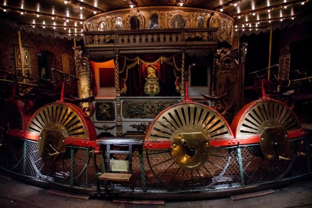 The rides, like this wagon, the games, and the showmanship in this Paris gem, are really worth experiencing.