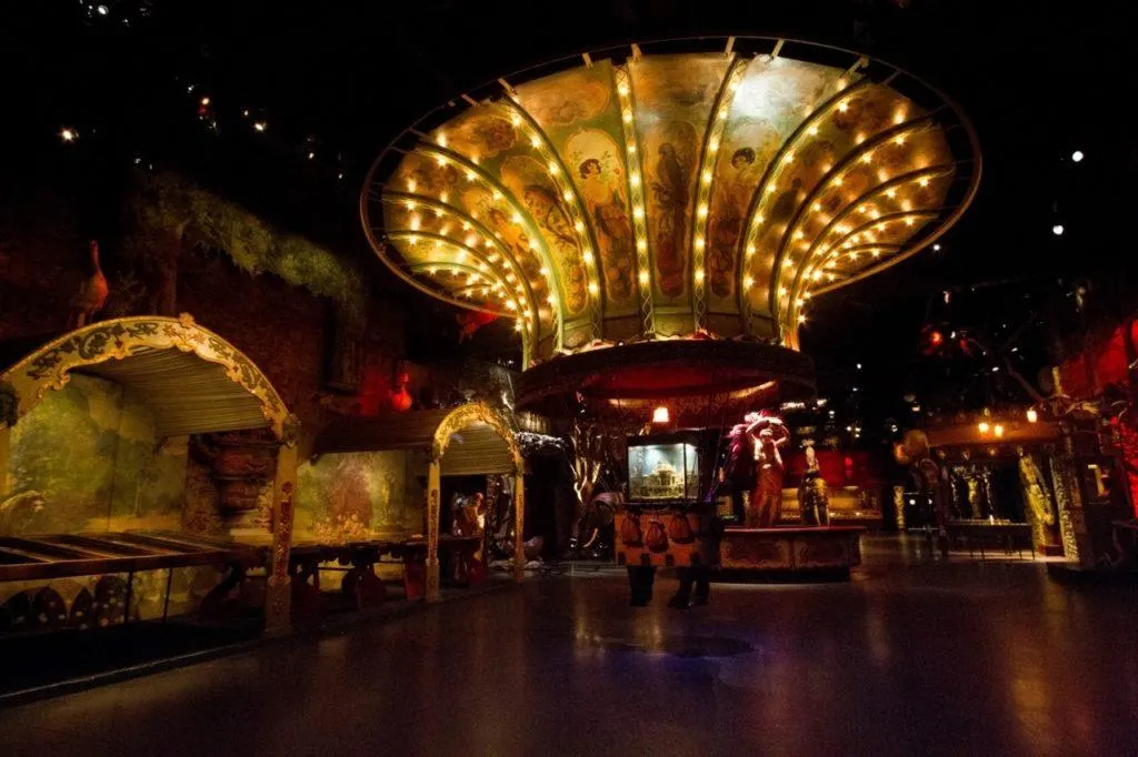 A look at the interior of the Musee des Arts Forains.