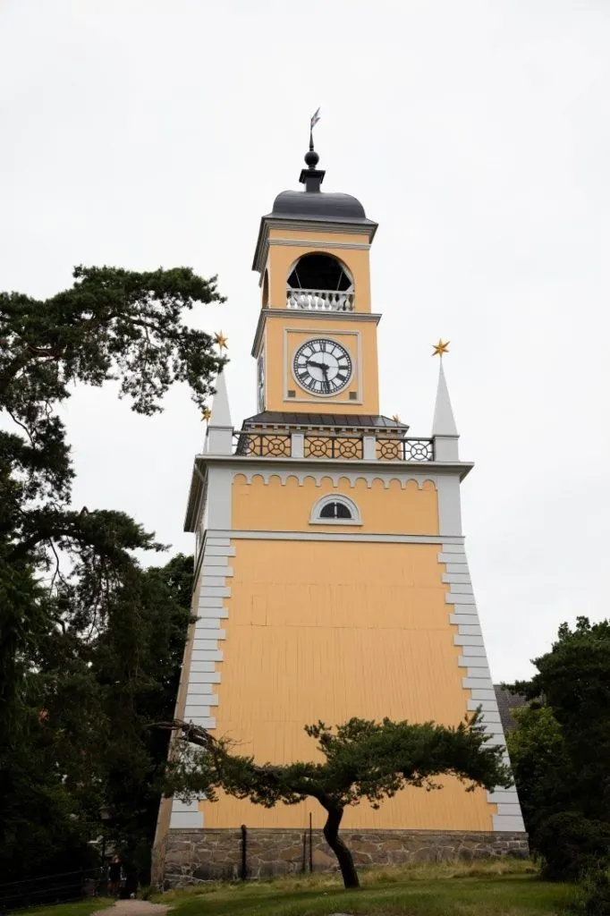 Karlskrona clock tower.