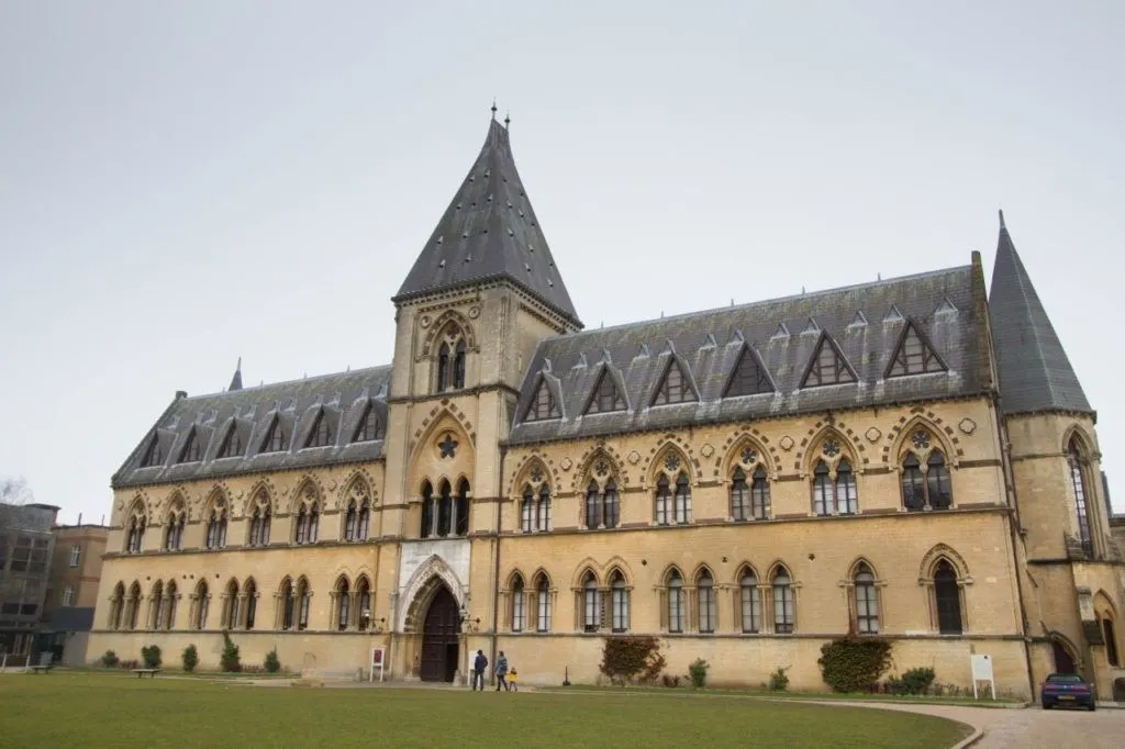 Exterior view of Oxford University Museum of Natural History.