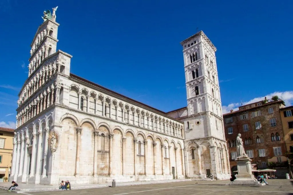 Exterior view of San Michele in Foro church.