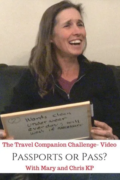 The Travel Companion Challenge With Mary and Chris KP.