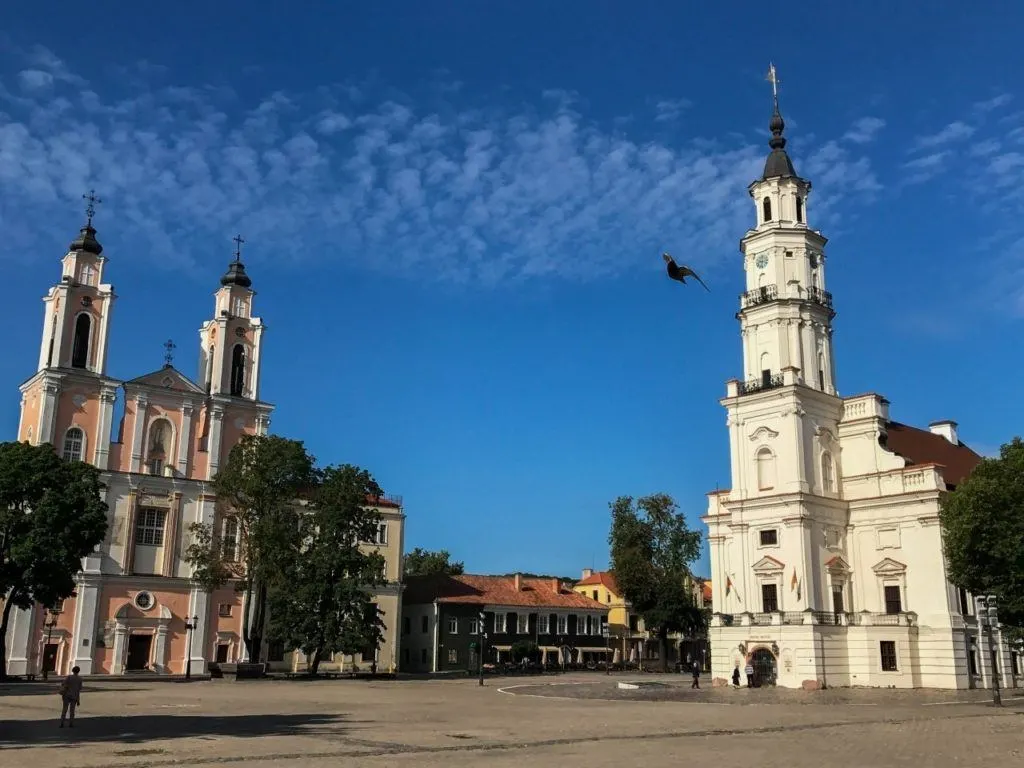 Town Hall in Kaunas Lithuania.