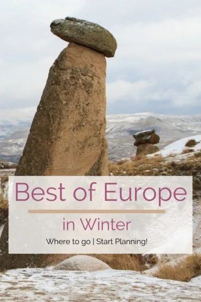 It's winter and you are wondering where to go in Europe! Here's your answer!