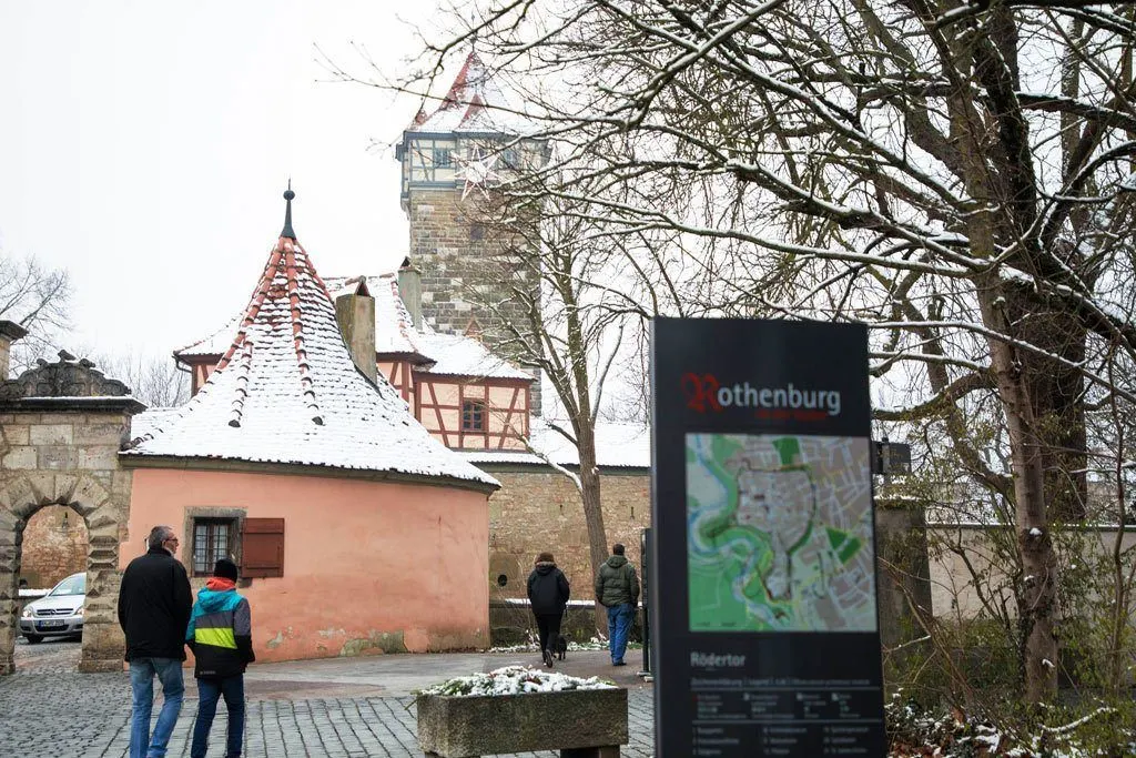 Weather in Rothenburg is frosty and cold in winter.