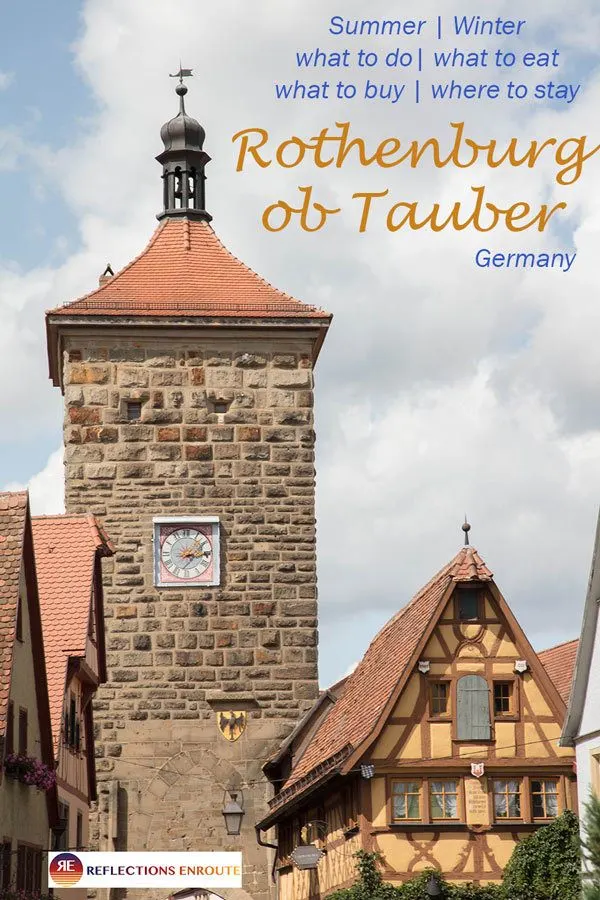 Visiting Rothenburg ob der Tauber transports you back in time. The medieval walled city is a must-see in Bavaria.