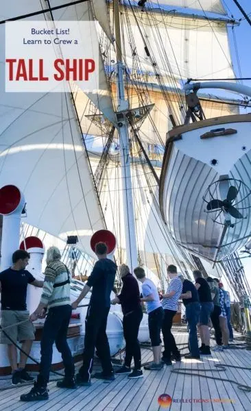 Sail the oceans on a tall ship, and check it off of your bucket list!