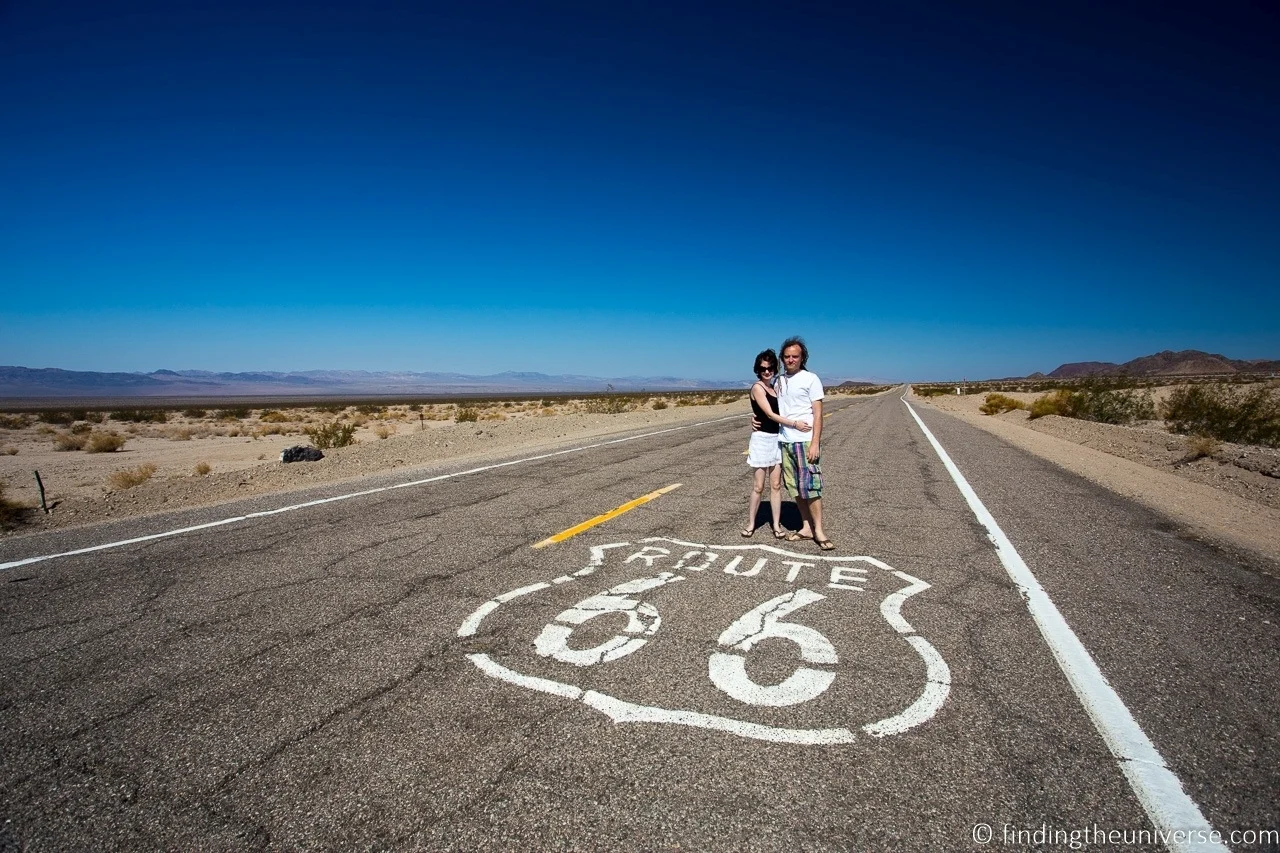 On route 66.