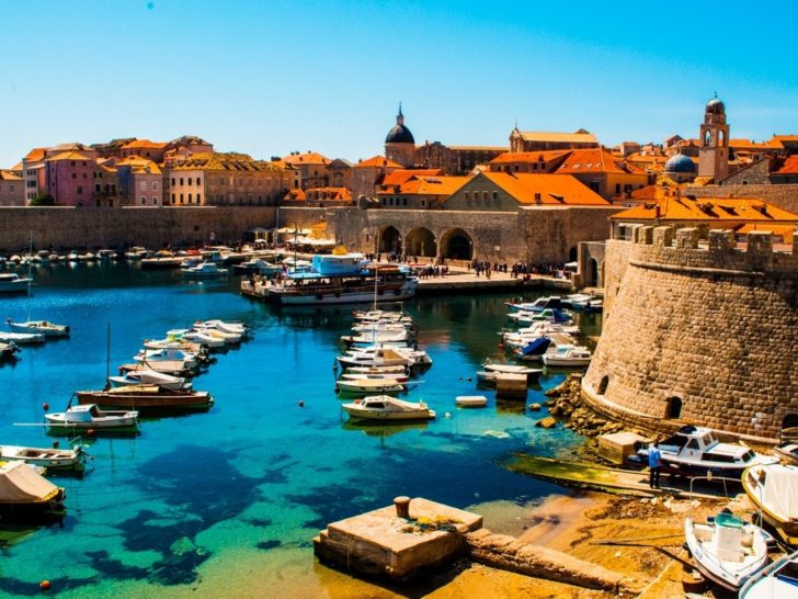 Dubrovnik harbor.