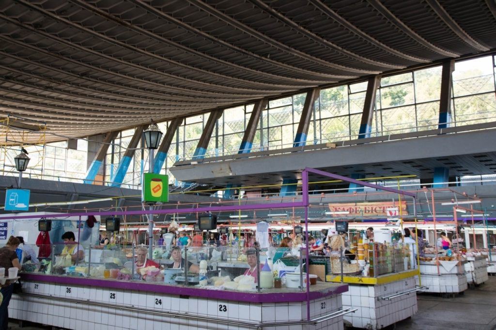 Shopping at Zhitnii Market in this Kiev travel guide.