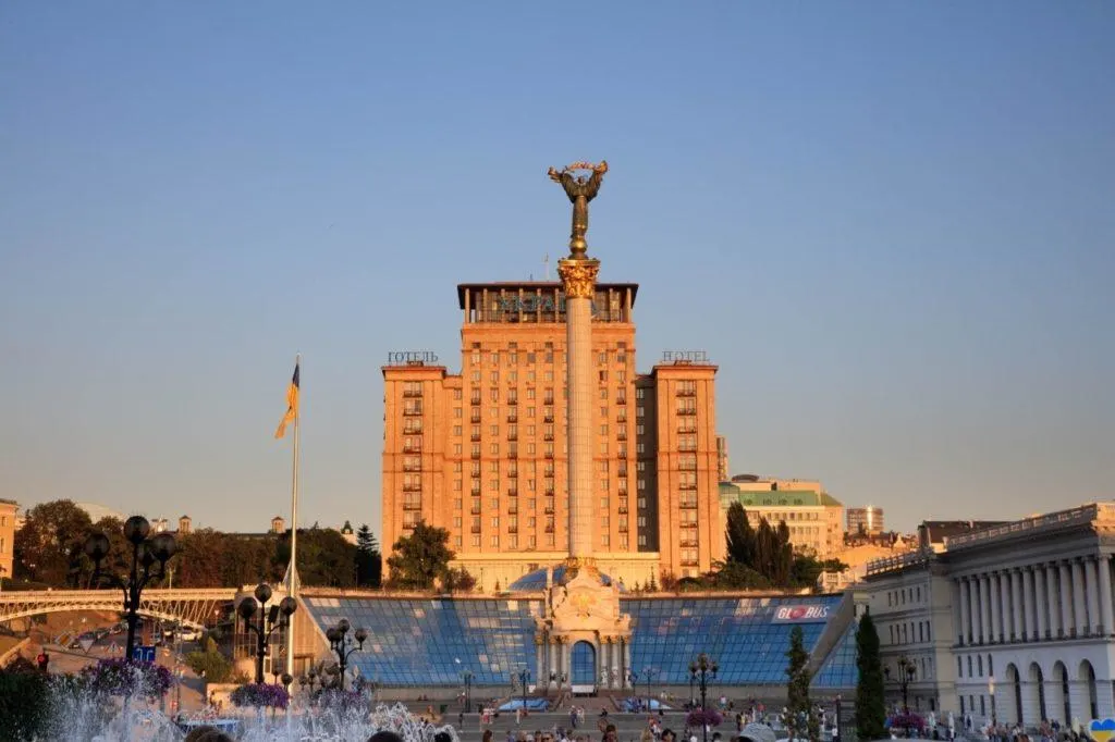 Independence Square is a highlight of any Kiev travel guide. 
