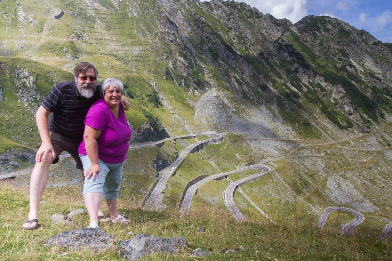 Jim and Corinne traveling through Eastern Europe.