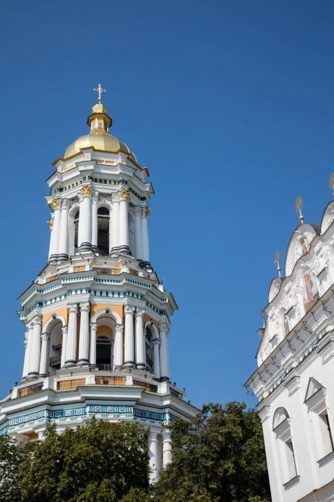 A Baroque tower in Kiev and must-see in any Kiev travel guide. 