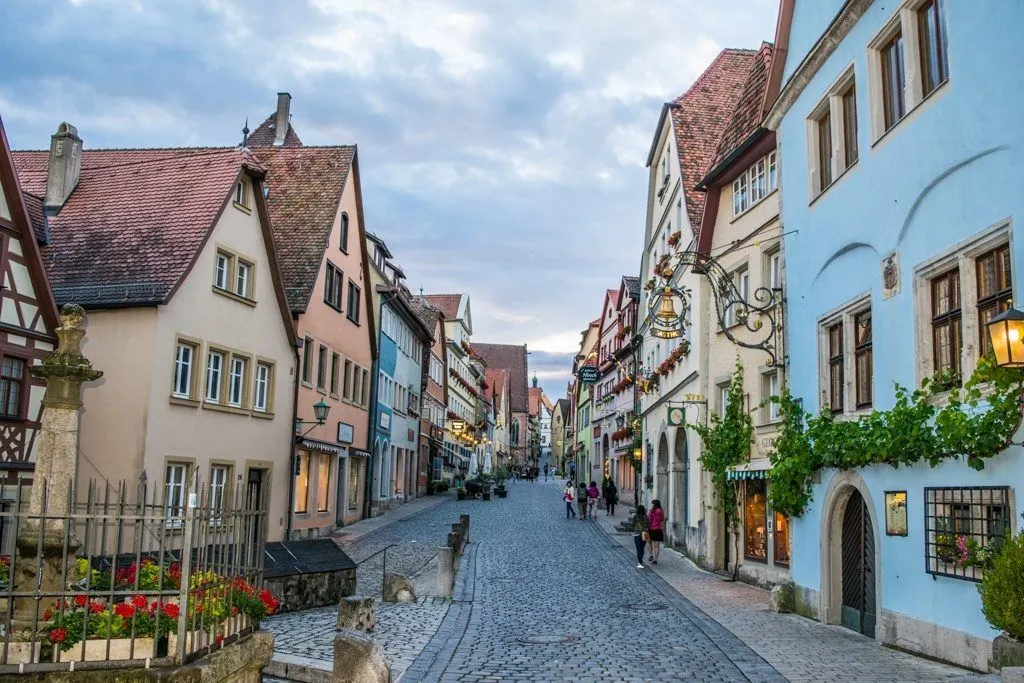 Rothenburg ob Tauber is a great place to visit in Autumn.