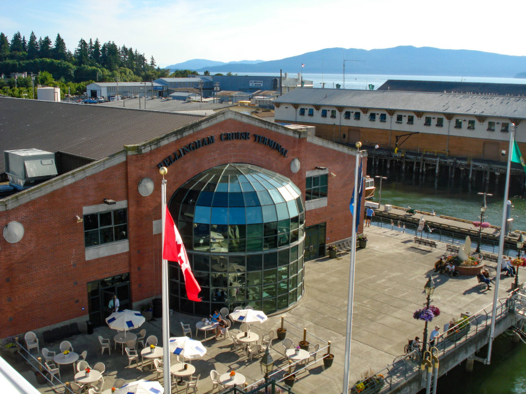 Departures of the Marine Highway leave from the Bellingham Cruise Terminal in Washington.