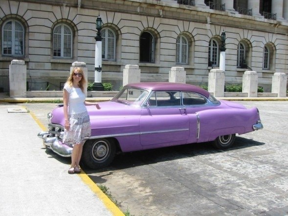 Barbara in Cuba.