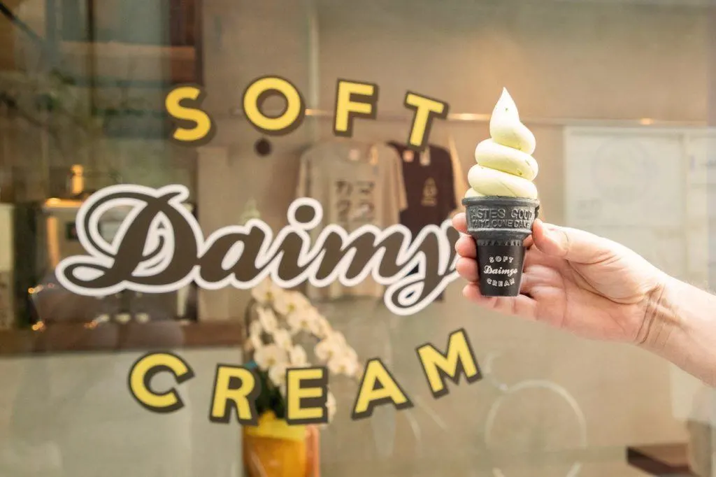 Daimyo ice cream cone.
