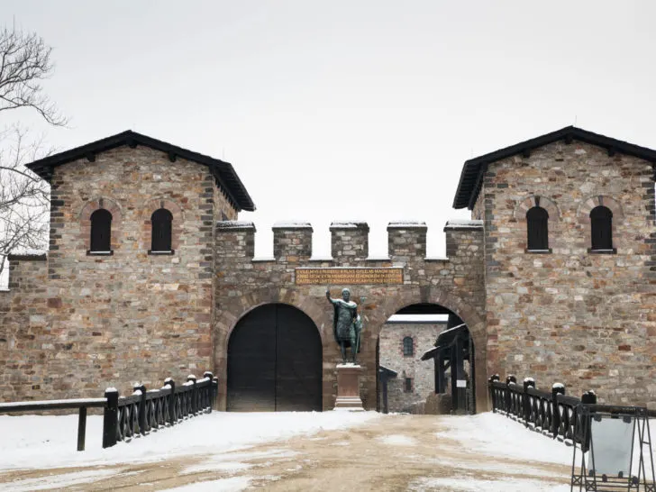 A visit to Saalburg Roman Fortress is a must from Frankfurt.
