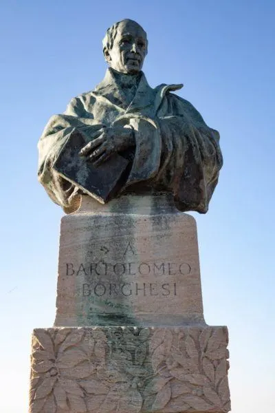 Bartolomeo Borghesi statue in San Marino.