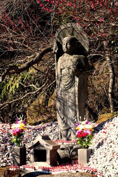 Jizo Statue near the Daibutsu of Mt. Nokogiri.