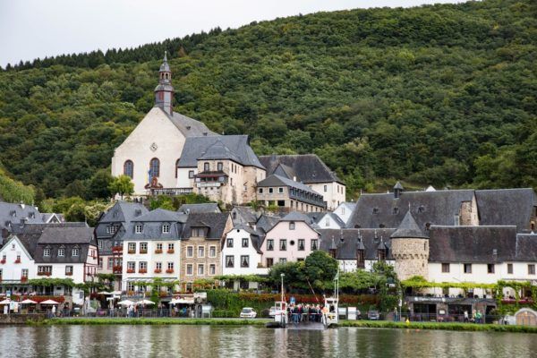 Town along the Mosel River Cruise.