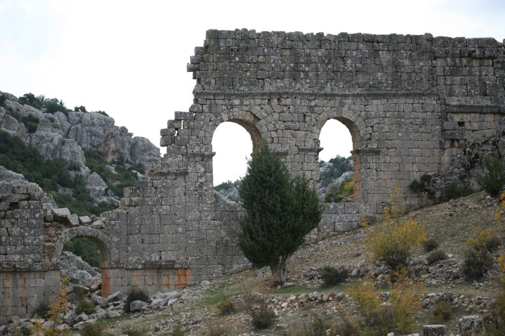 Olba Acqueduct is an easy drive from Kizkalesi.