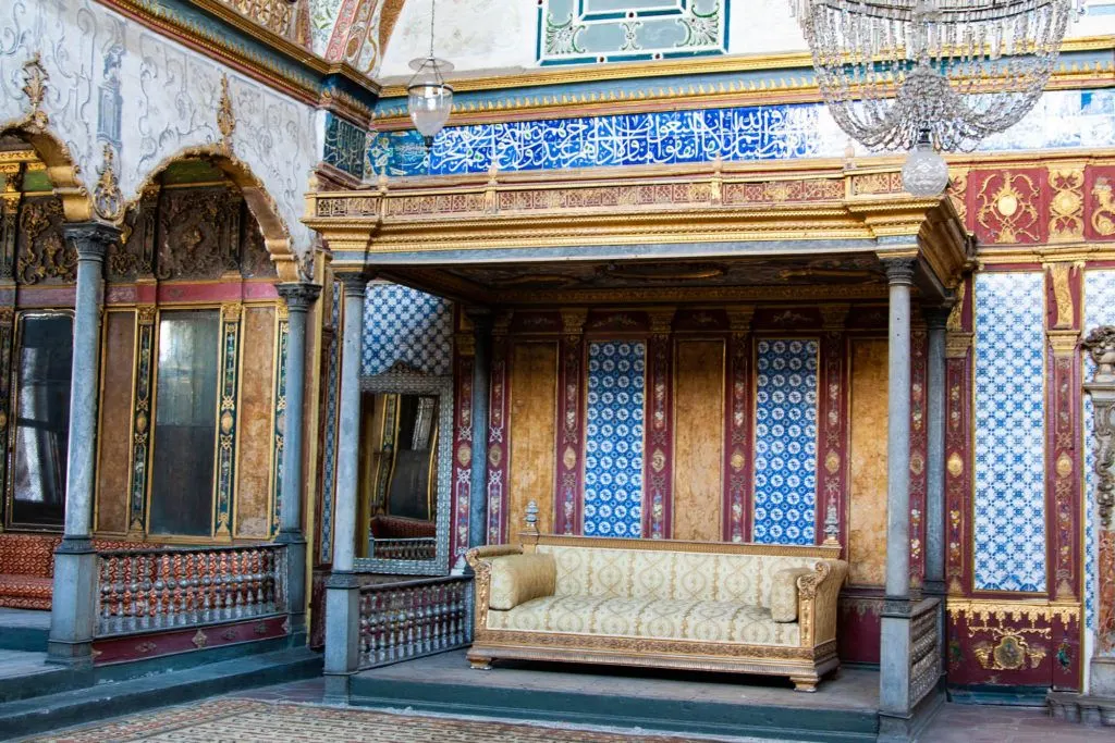 Top Kapi Palace Interior.
