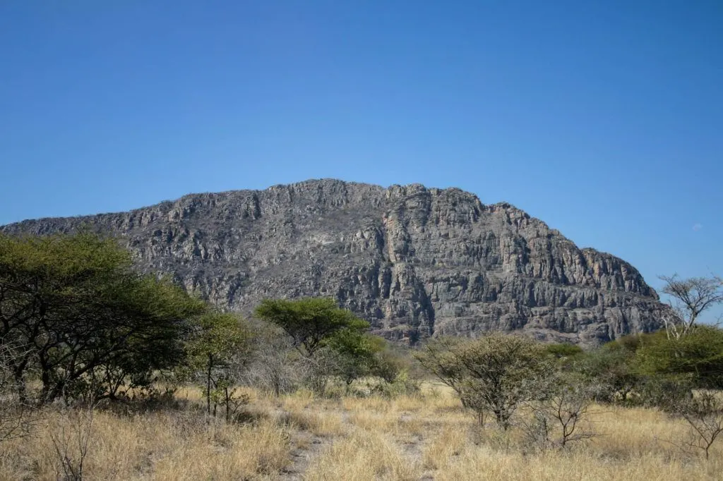 One of the hills where thousands of Tsodilo Ancient Rock Paintings are located.