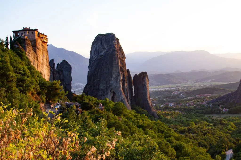 Visiting Meteora for a the monasteries on rock precipes.