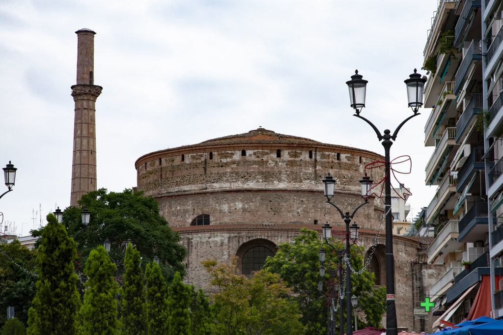 The Rotunda in Thessaloniki is one of the many Roman sites to see.