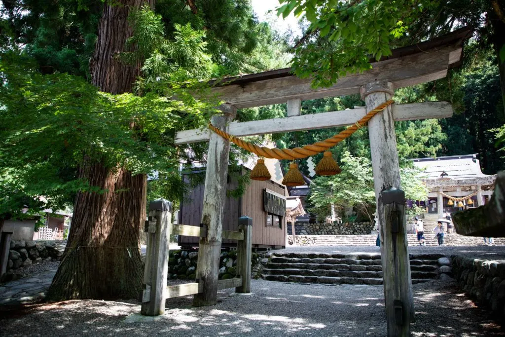 The Hatogaya Hachiman Shrine is as peaceful as it gets in Shirakawago in summer.