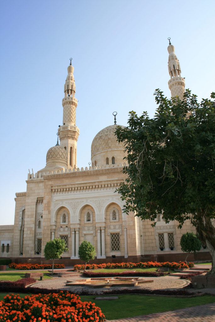 Visiting a mosque is one of the best things to do in Dubai.