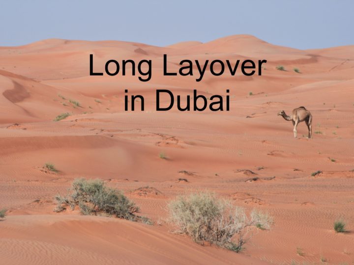 Long layover in Dubai.