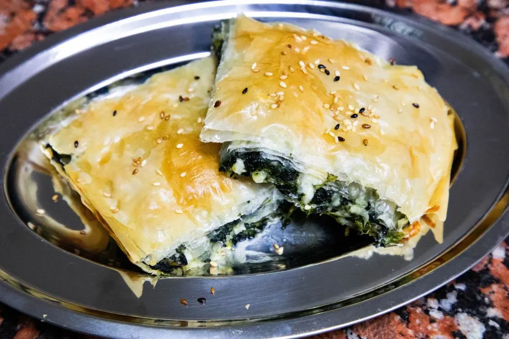 Cheese and Spinach Borek (Recipe).