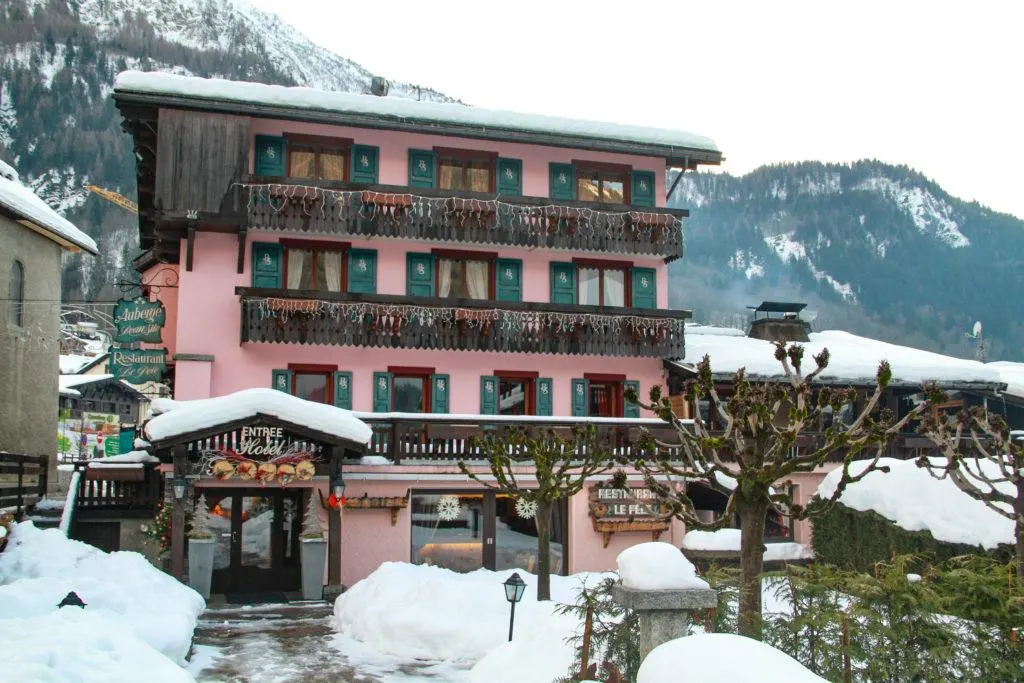 Our hotel in Les Houches, France.