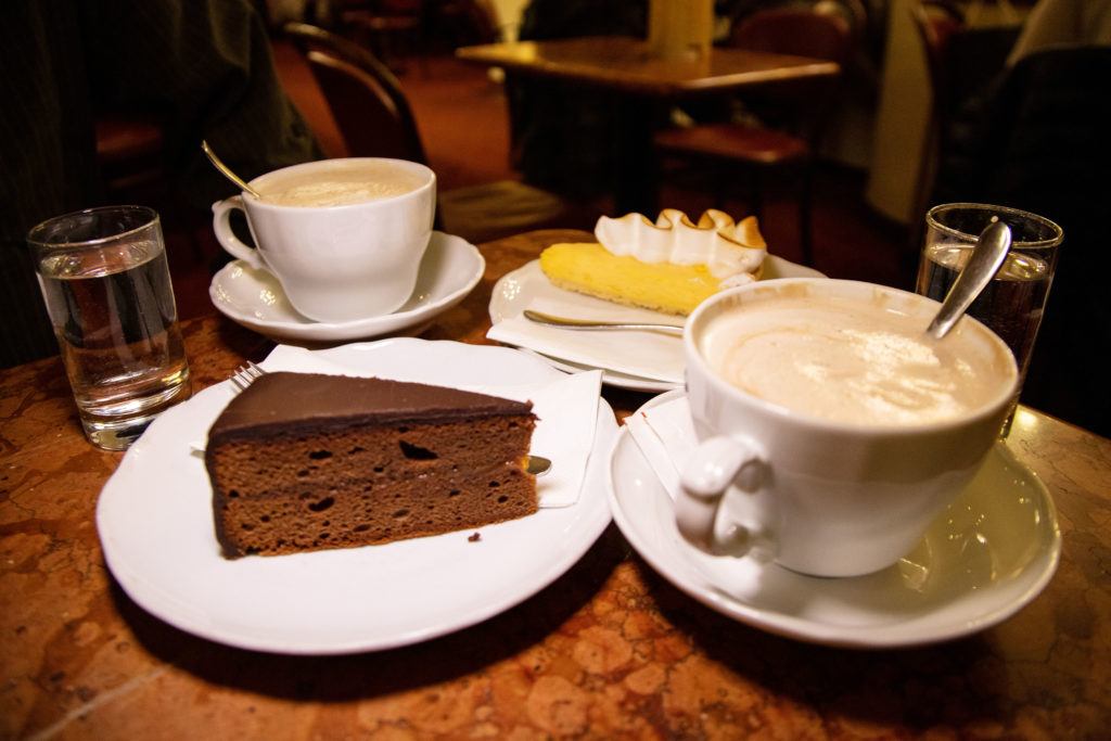 Great pastries and coffees can be found all over Salzburg.