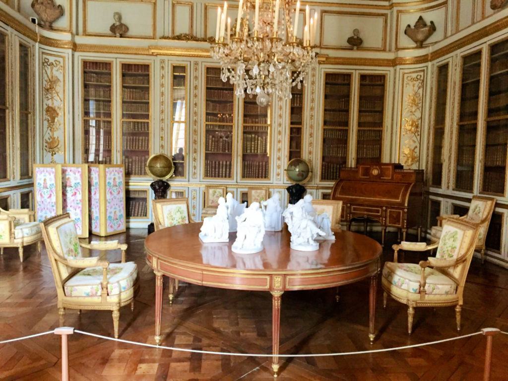 Interior of Versailles Palace in France.