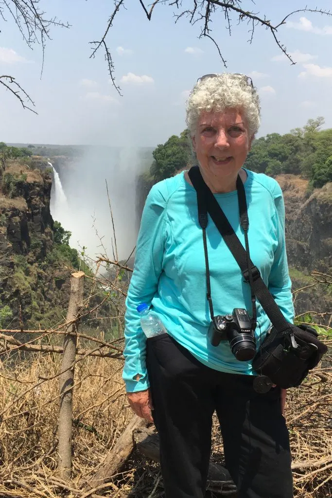 Arriving at incredible Victoria Falls in Zimbabwe, a UNESCO World Heritage Site.