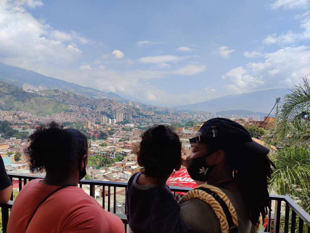 Overlooking Medellin, Columbia.