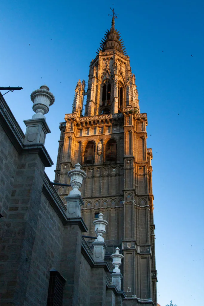 The cathedral in Toledo.