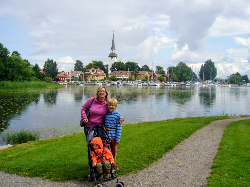 Traveling with kids in Sweden.