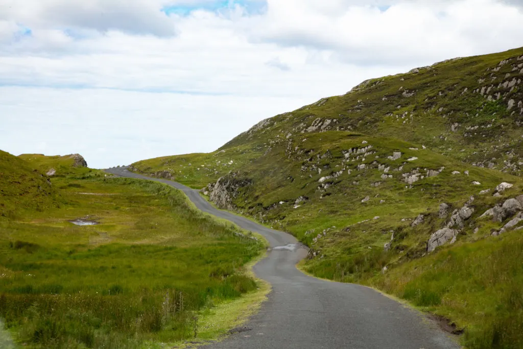 Road along Donegal Bay.