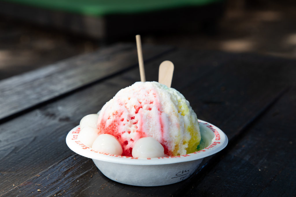 Trying shaved ice is a must do on your first trip to Oahu.