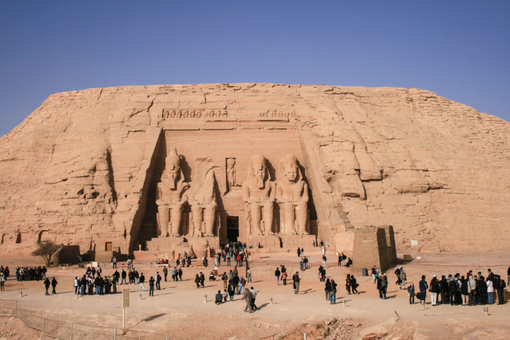 A top site to visit in Egypt is Abu Simbel.