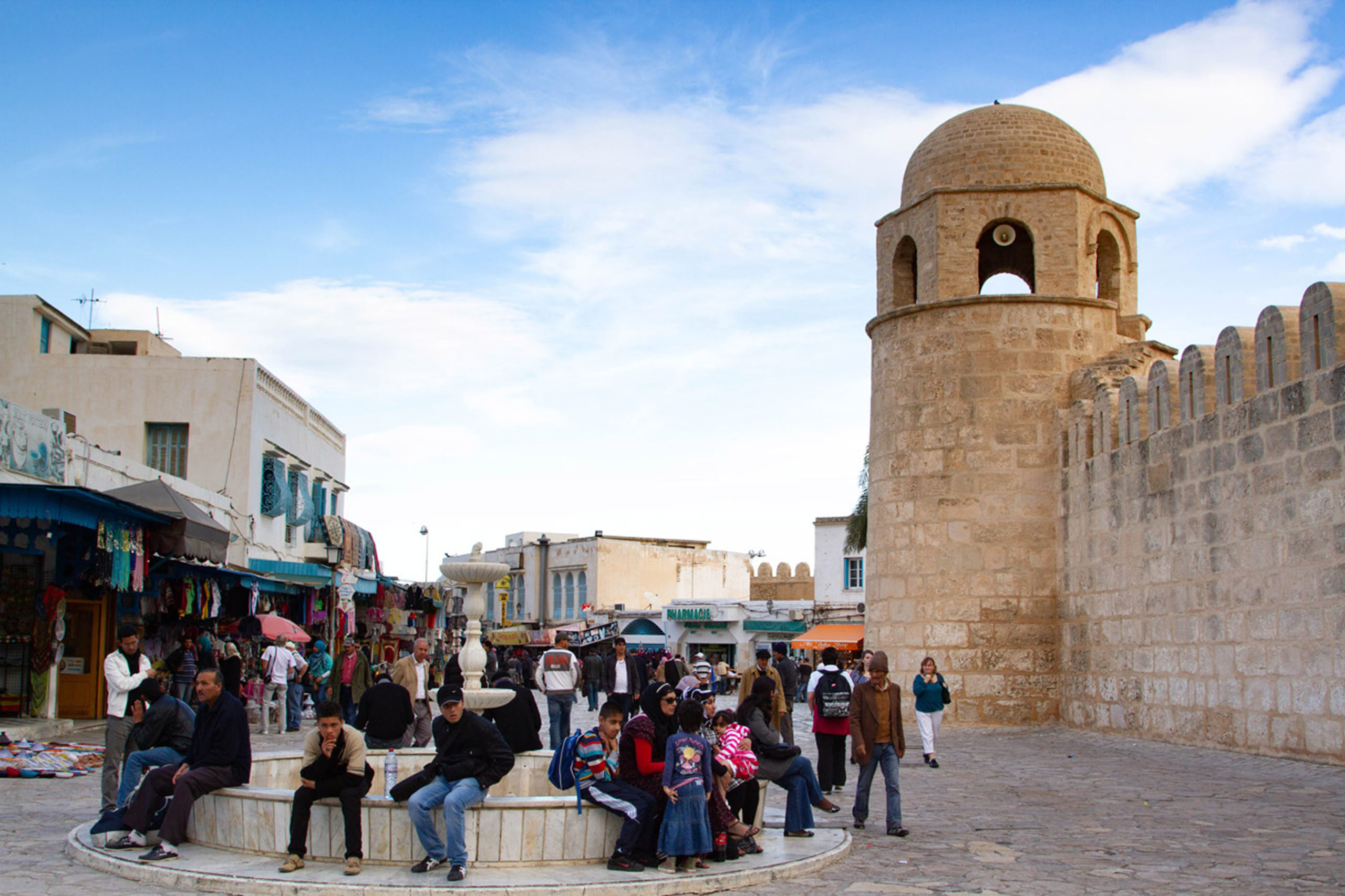 The Sousse Medina is where all the locals congregate each evening, and it's a something to see on a visit to Tunisia.