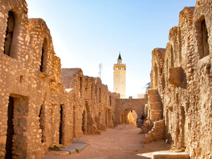 The town where Star Wars was filmed - Tatouine, is an obligatory stop on a road trip in Tunisia.